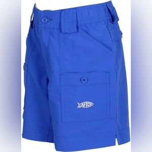 AFTCO Men’s Royal Blue Original Fishing Shorts Size 28 NWT